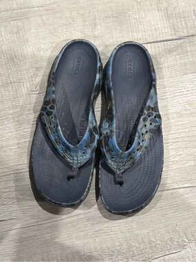 Croc Navy Blue Flip Flop Sandals